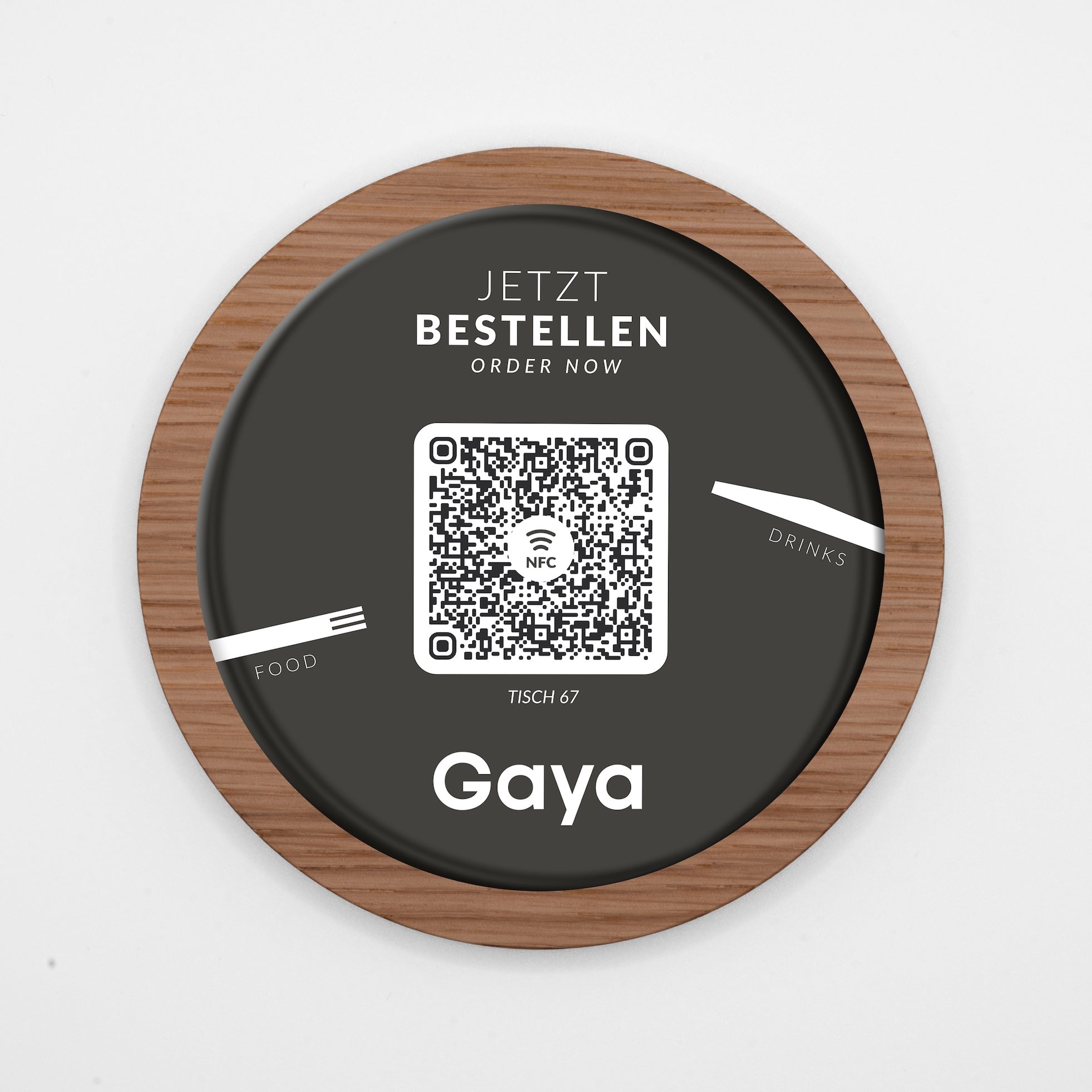 Eigenes Design | Oak mit NFC | 15-20 Werktage Lieferzeit