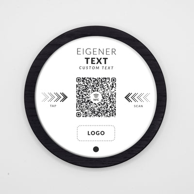 Personalisiertes Design | Obsidian mit NFC | 15-20 Werktage Lieferzeit